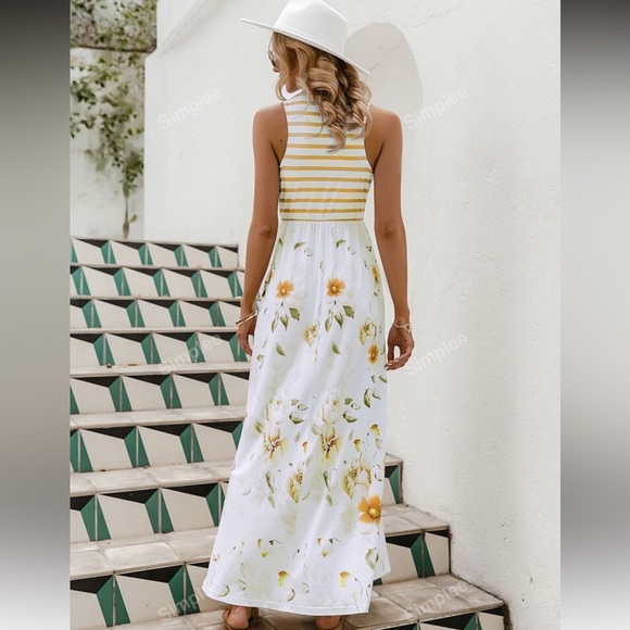 SIMPLEE floral maxi dress - Picture 15 of 15